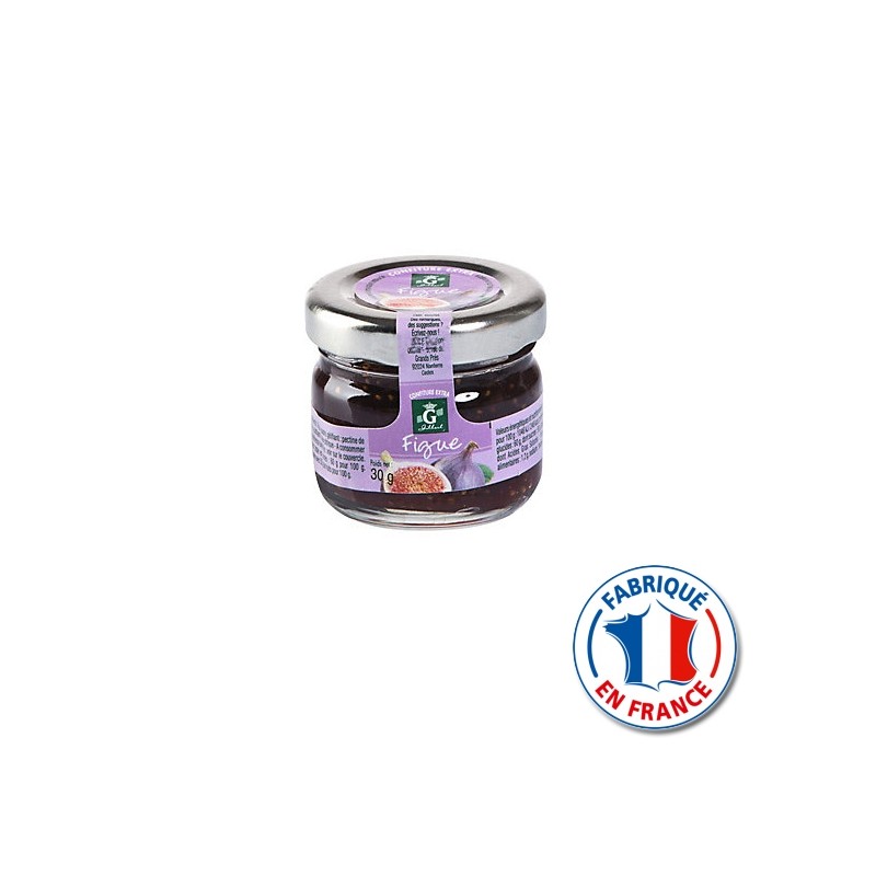 Mini pot Confiture de Figues Gilbert individuel 30gr Laissez-vous