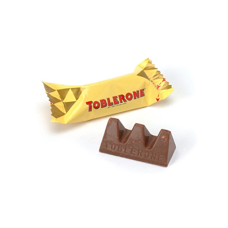 Toblerone mini, lait, blanc, noir - Boîte de 900 g - 113 pièces sur